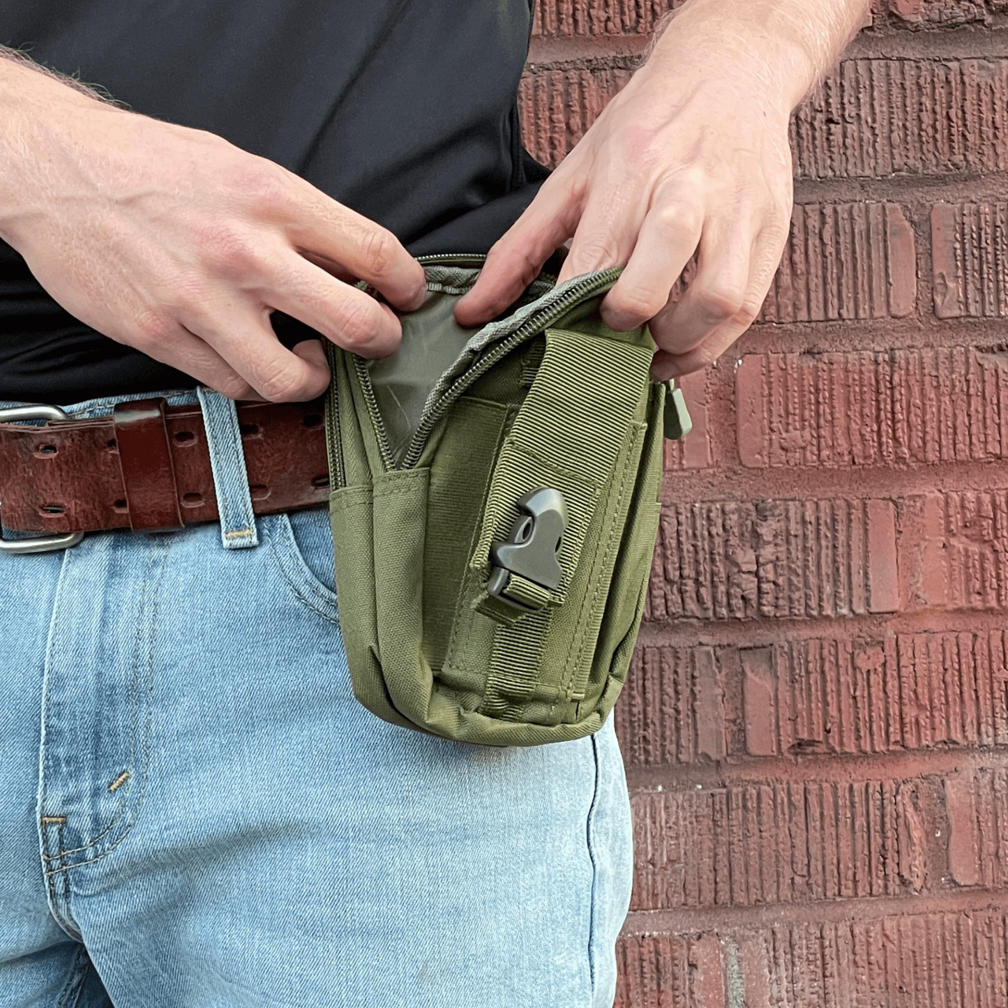 Tactical MOLLE Pouch & Waist Bag for Hiking & Outdoor Activities