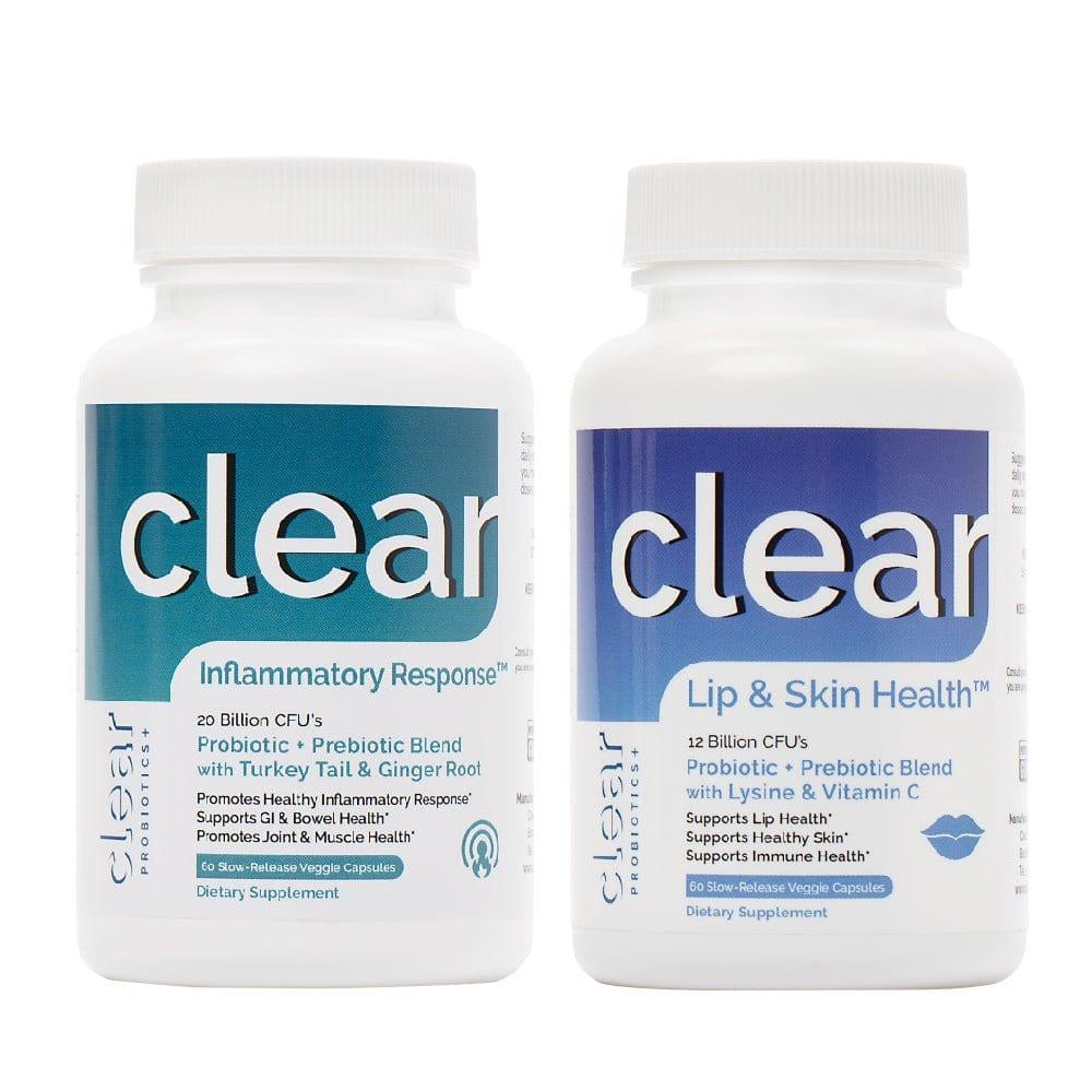 Clear Lip & Skin + Clear Inflammatory Response Bundle - Improve Skin Health and Relieve Inflammation