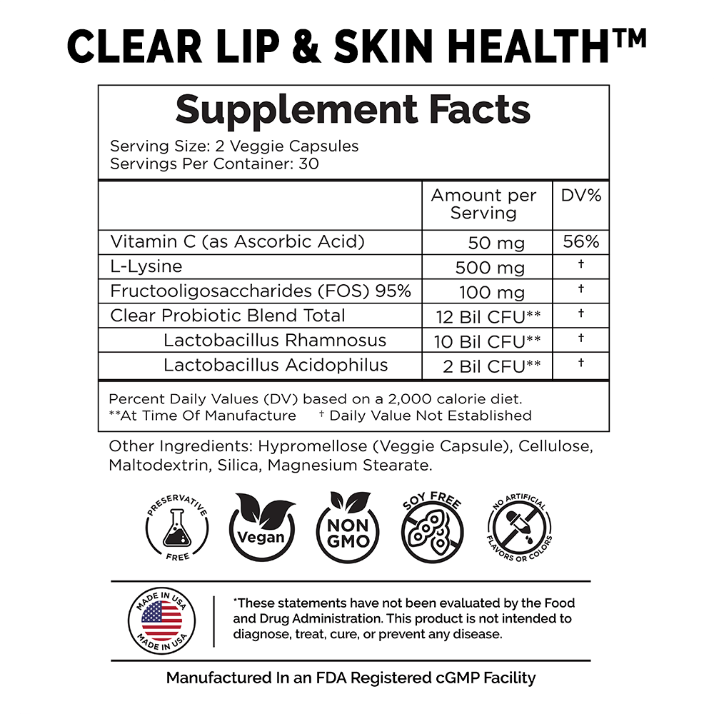 Clear Lip & Skin + Clear Inflammatory Response Bundle - Improve Skin Health and Relieve Inflammation