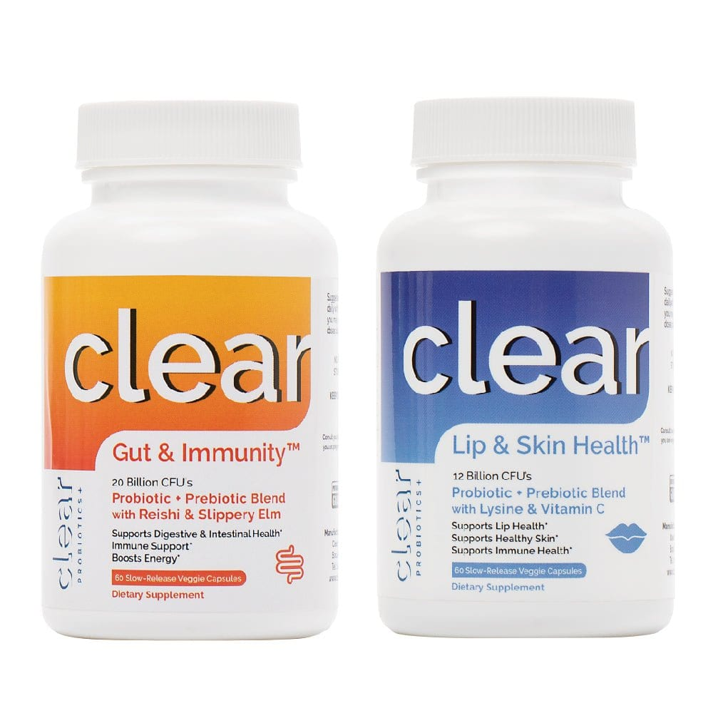 Clear Lip & Skin Health + Clear Gut & Immunity Bundle - Boost your health and enhance your natural beauty