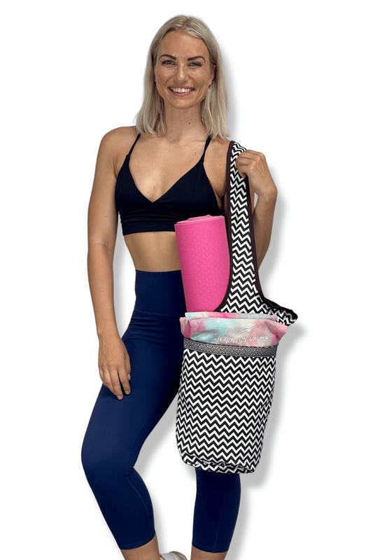 Yoga Mat Carrying Tote Bag with Large Pockets | Yoga Accessories
