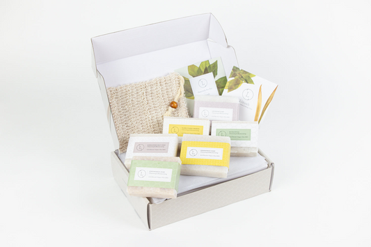 Set of Natural Soap Bars, Soap Gift Set - Handmade, All-Natural, Vegan Soaps