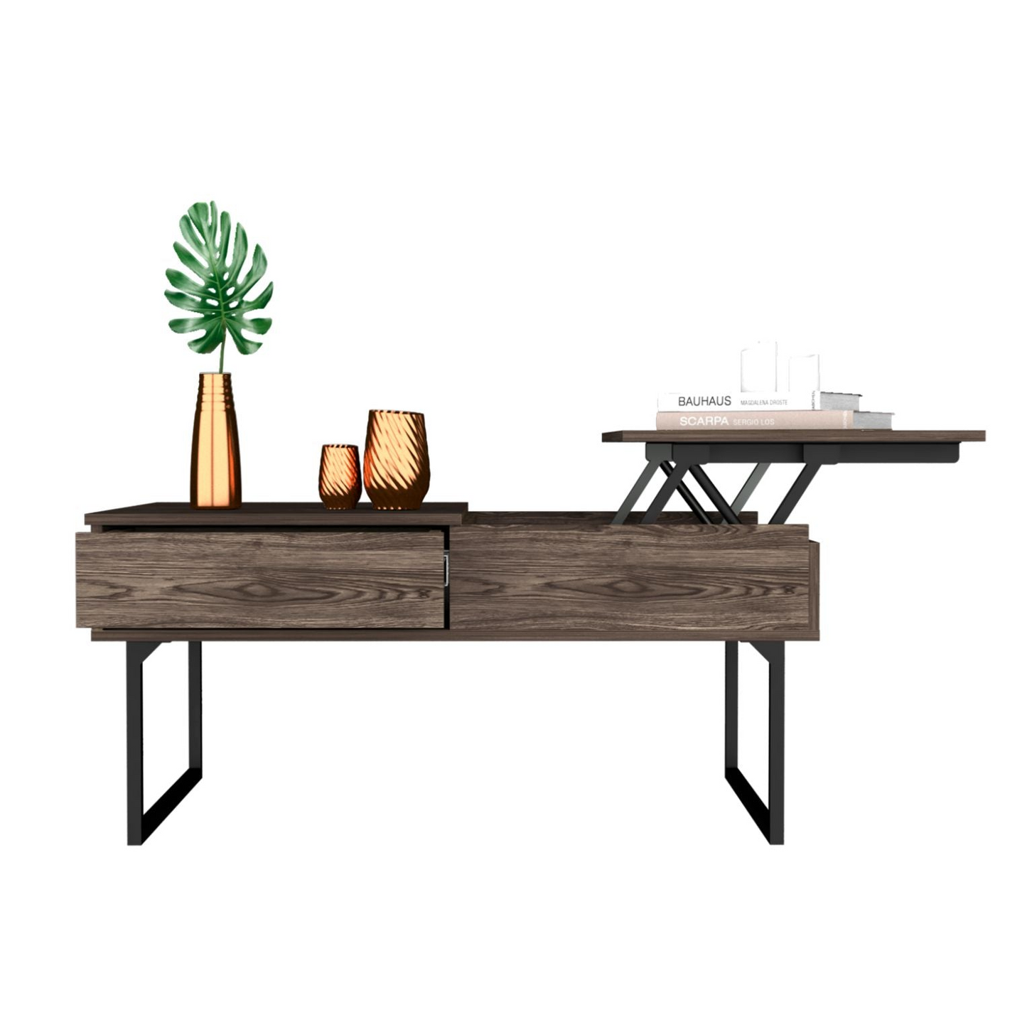 Manila Lift Top Coffee Table with Hidden Storage - Stylish and Functional