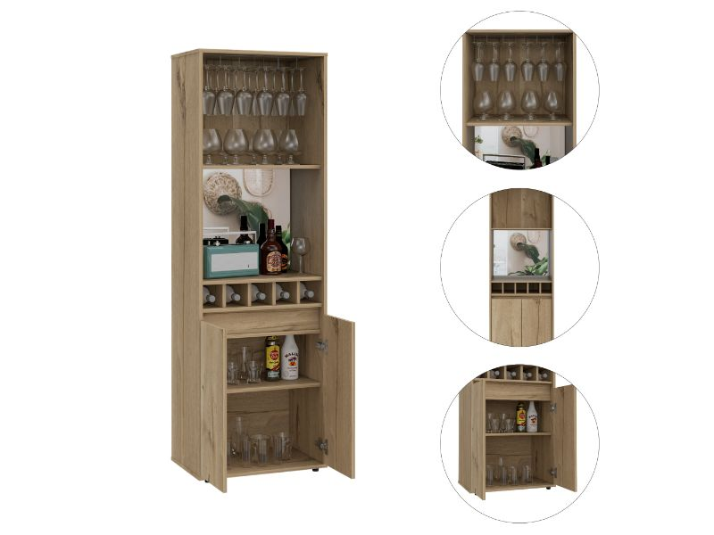 Dallas Bar Double Door Cabinet - Modern and Versatile Furniture for Entertaining Guests