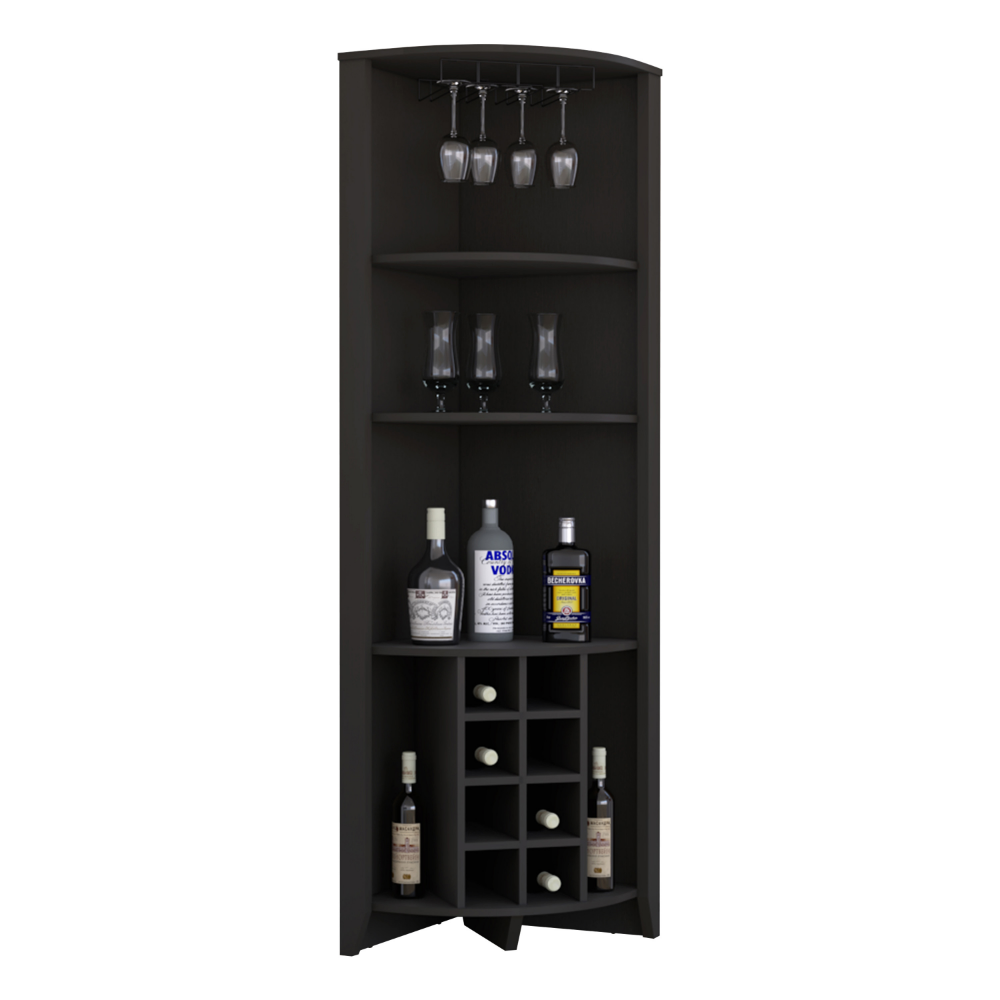 Giza Corner Bar Cabinet - Ample Storage and Stylish Design