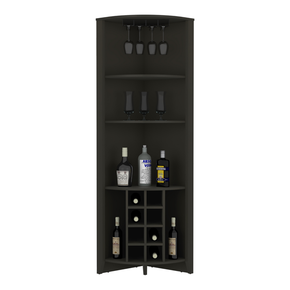 Giza Corner Bar Cabinet - Ample Storage and Stylish Design