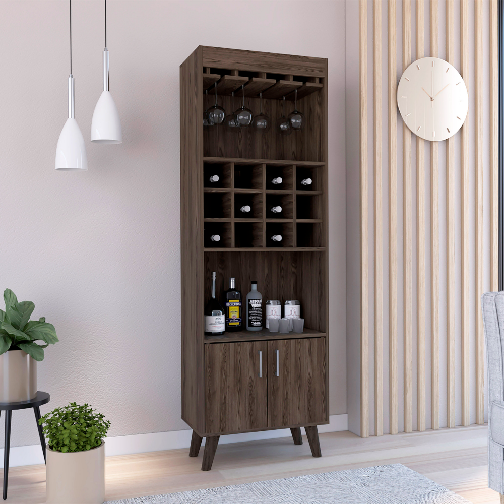 Harvey Bar Double Door Cabinet - Elegant and Functional Home Bar