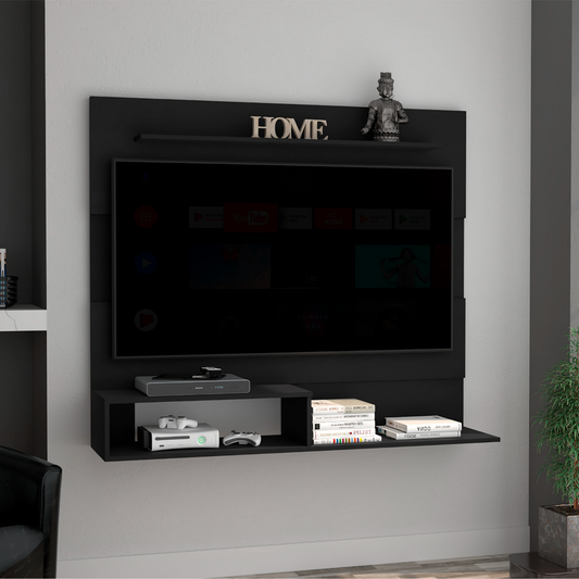 Baden Floating Entertainment Center for TVs up to 55" - Space for TV, One Superior Shelf, Two Shelves