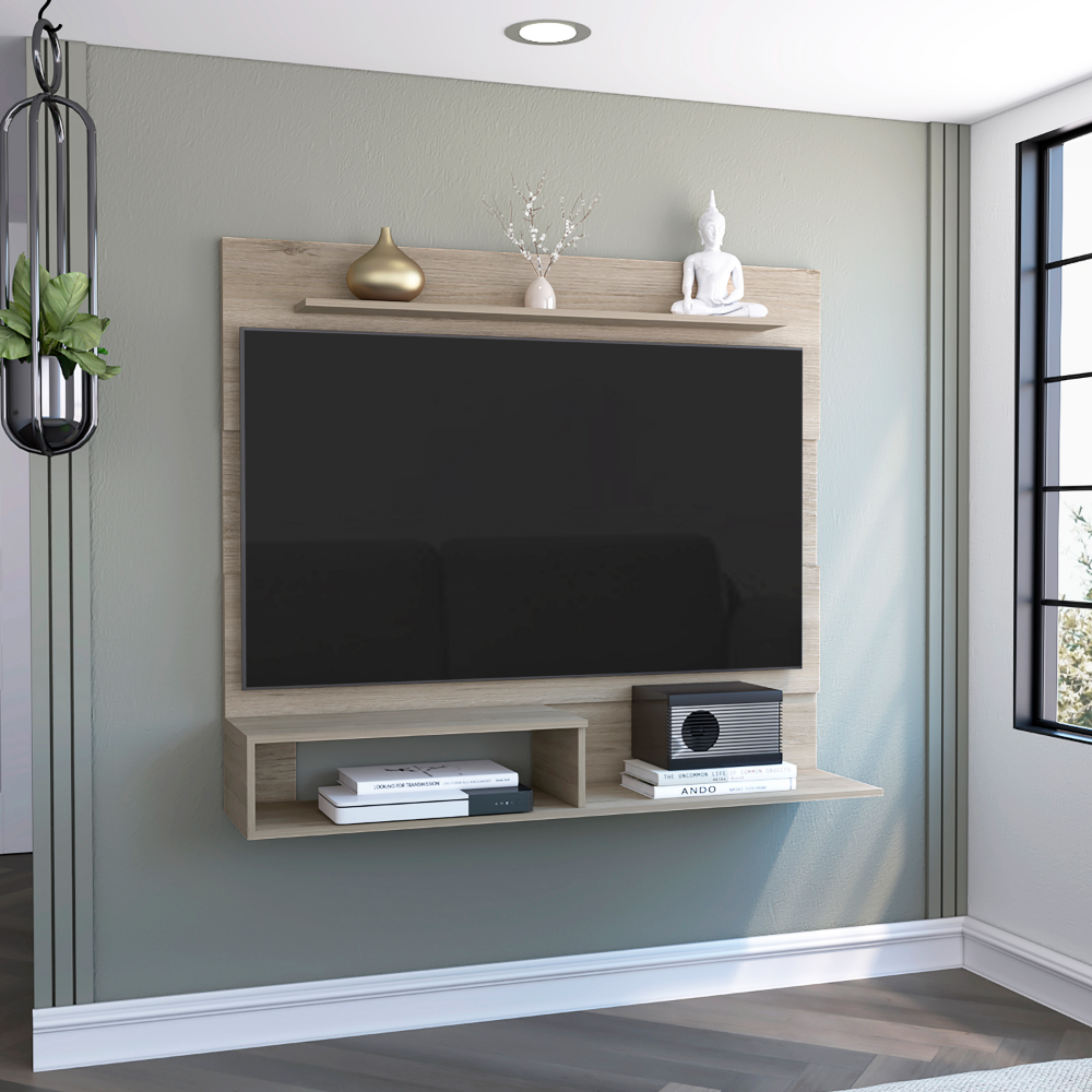 Baden Floating Entertainment Center for TVs up to 55" - Space for TV, One Superior Shelf, Two Shelves