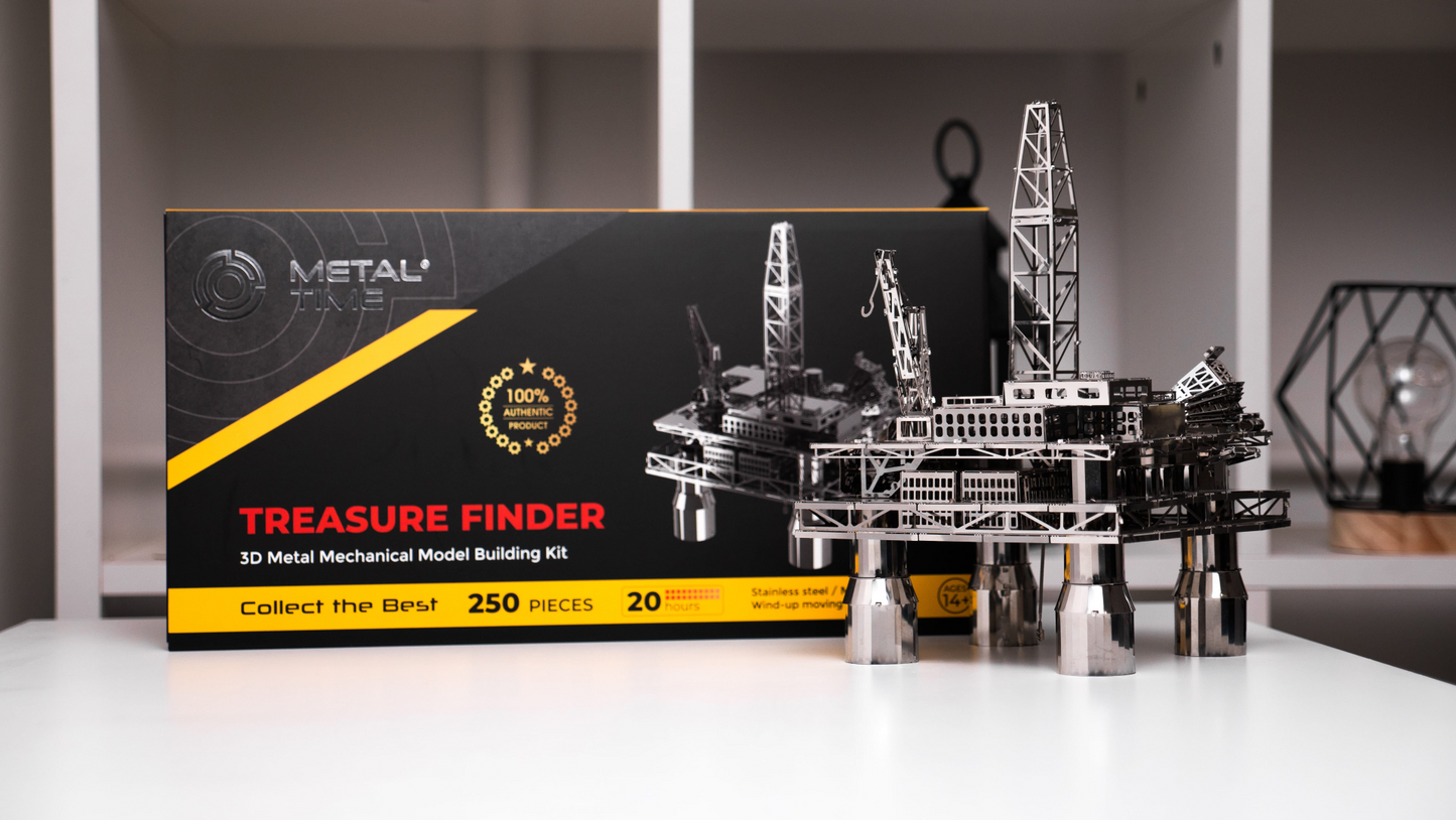 Treasure Finder Oil Rig - Explore, Extract, and Store Petroleum and Natural Gas