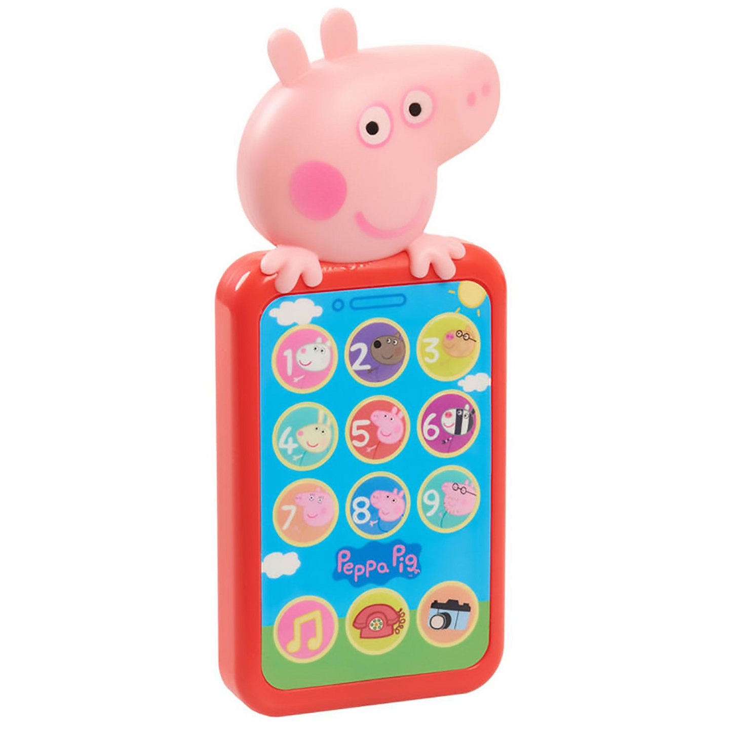 Peppa Pig Have a Chat Cell Phone - Toy Phone with Realistic Sounds and Light Up Buttons