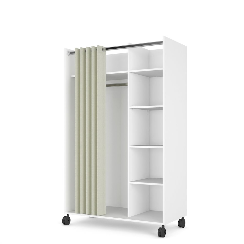 Lola Mobile Curtain Storage Center - Efficient Storage Solution for Clothes and Accessories