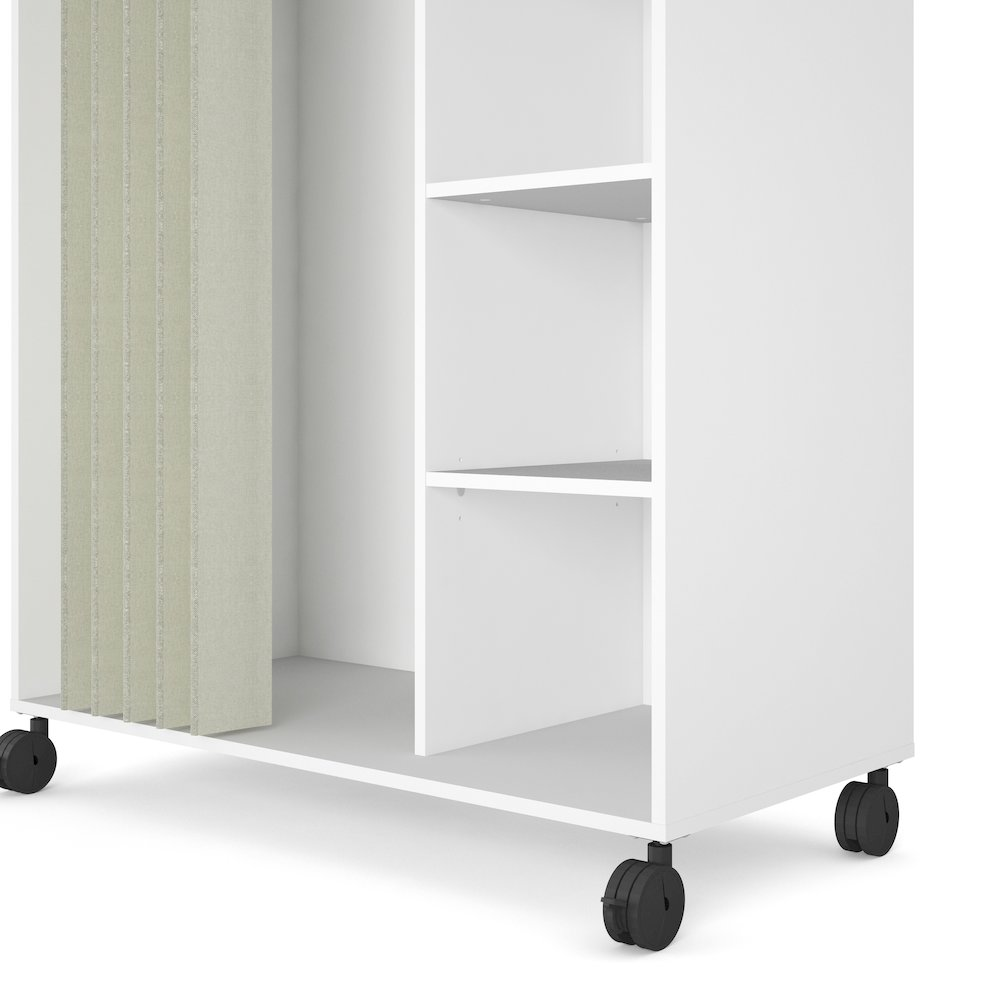 Lola Mobile Curtain Storage Center - Efficient Storage Solution for Clothes and Accessories