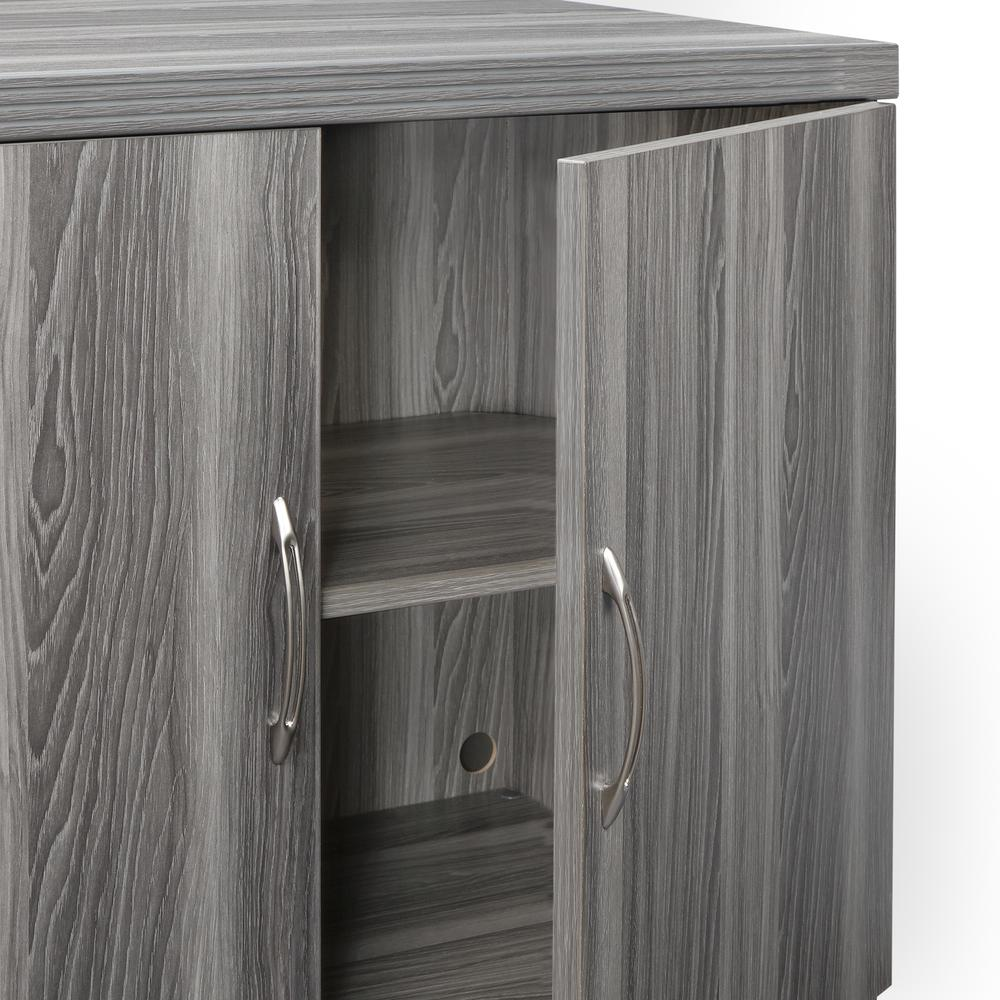 Storage Cabinet, Gray Steel - Versatile and Stylish | Perfect for Organizing Your Space