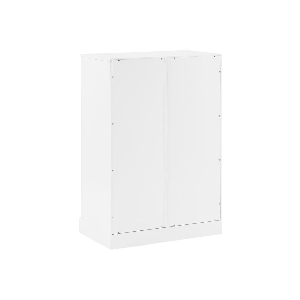 Stanton Storage Cabinet White | Modular Design, Adjustable Shelf | Perfect for Organizing Smaller Spaces