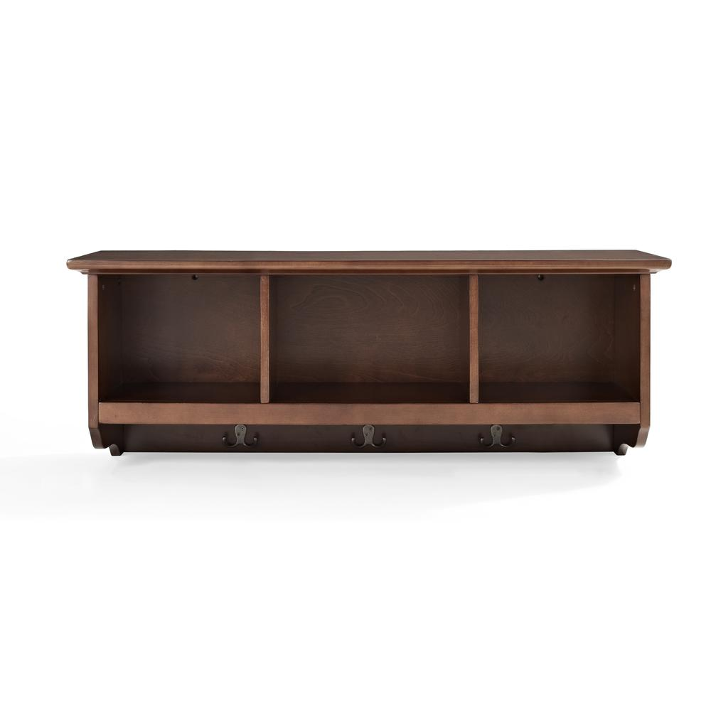 Brennan Storage Shelf Mahogany - Stylish and Functional Organizer for Entryway