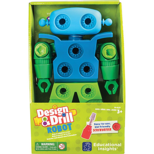 Educational Insights Design & Drill Robot Play Set - STEM Learning Toy