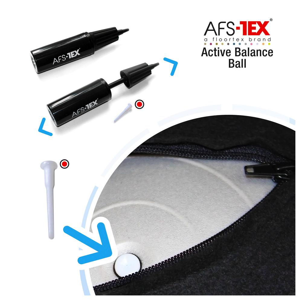 AFS-TEX® Active Anti-Microbial Exercise Yoga Balance Ball - Ergonomic Seating for Good Posture and Core Strength