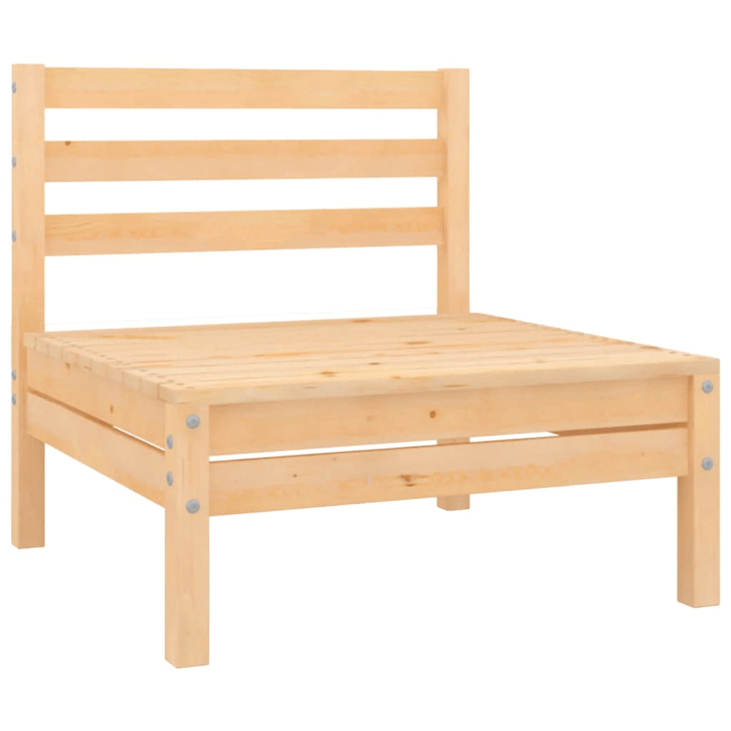 vidaXL 11 Piece Patio Lounge Set Solid Pinewood - Rustic Outdoor Furniture