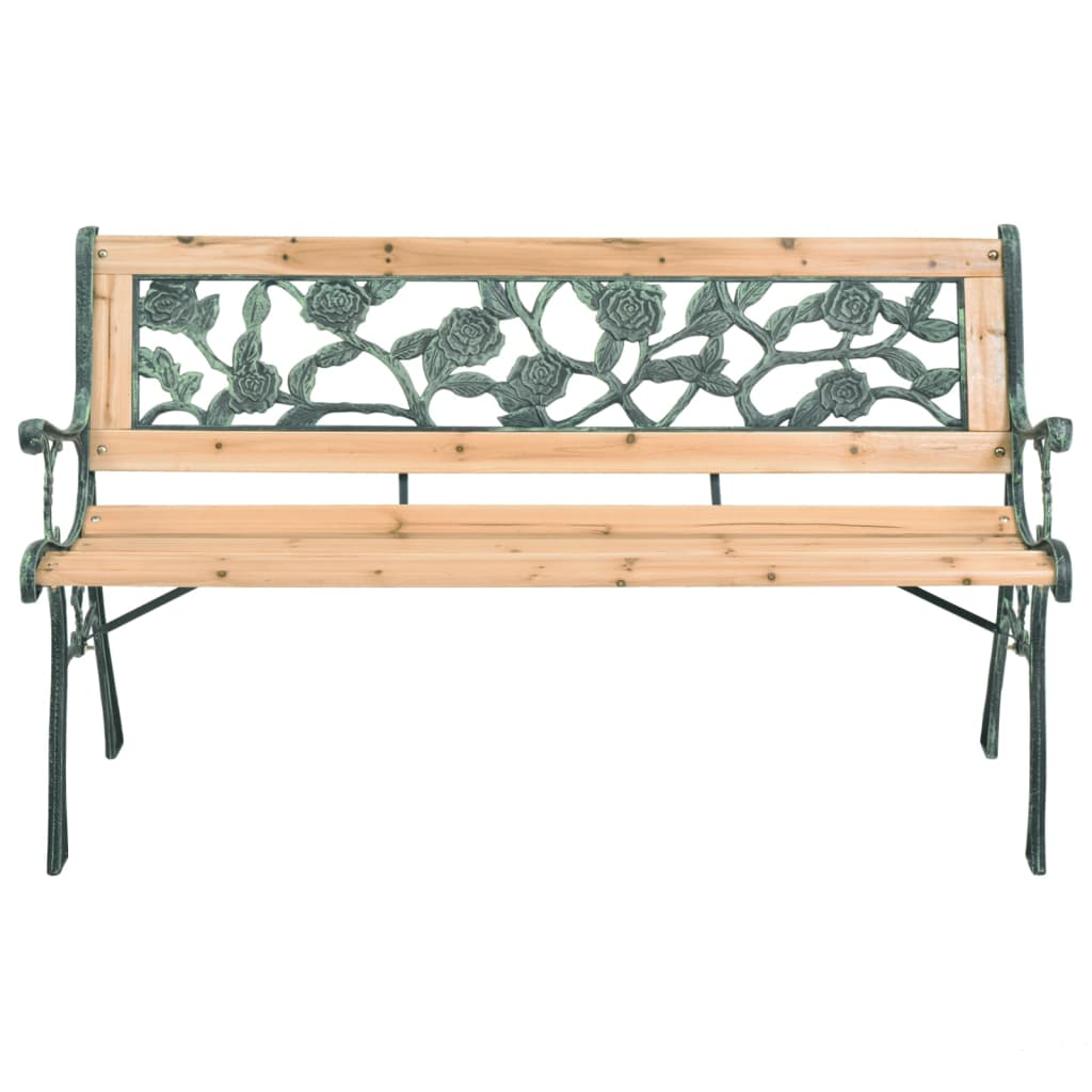 vidaXL Patio Bench 48" Wood - Nostalgic Design, High-Quality Materials