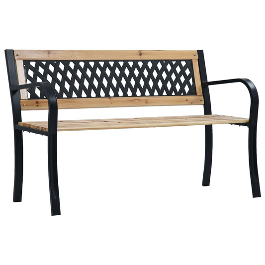 vidaXL Patio Bench 47.2" Wood - Stylish and Durable Garden Furniture