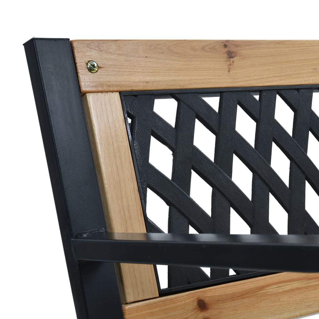 vidaXL Patio Bench 47.2" Wood - Stylish and Durable Garden Furniture