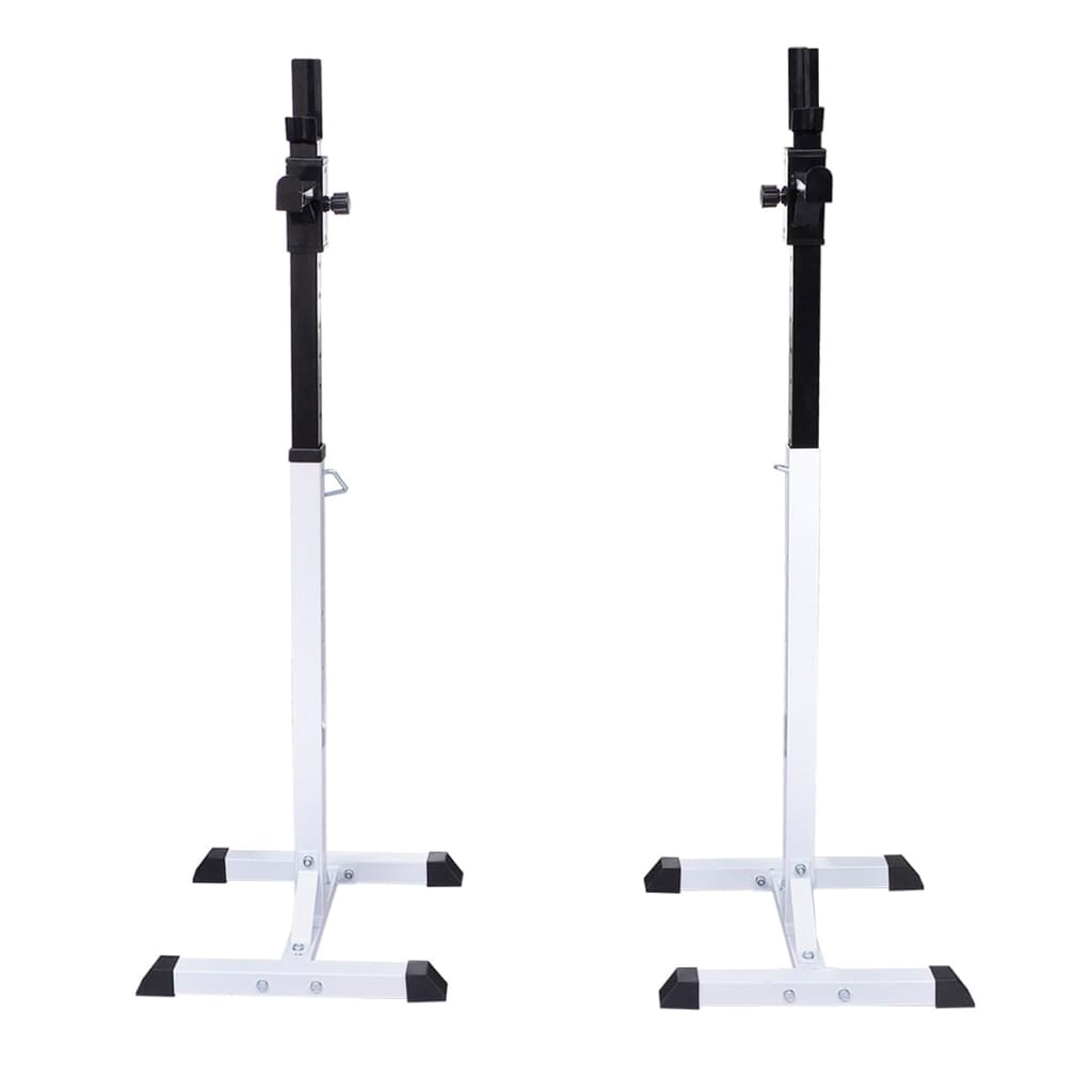 High-Quality Squat Barbell Rack Set for Home Studio - Adjustable Levels, Stable and Compact