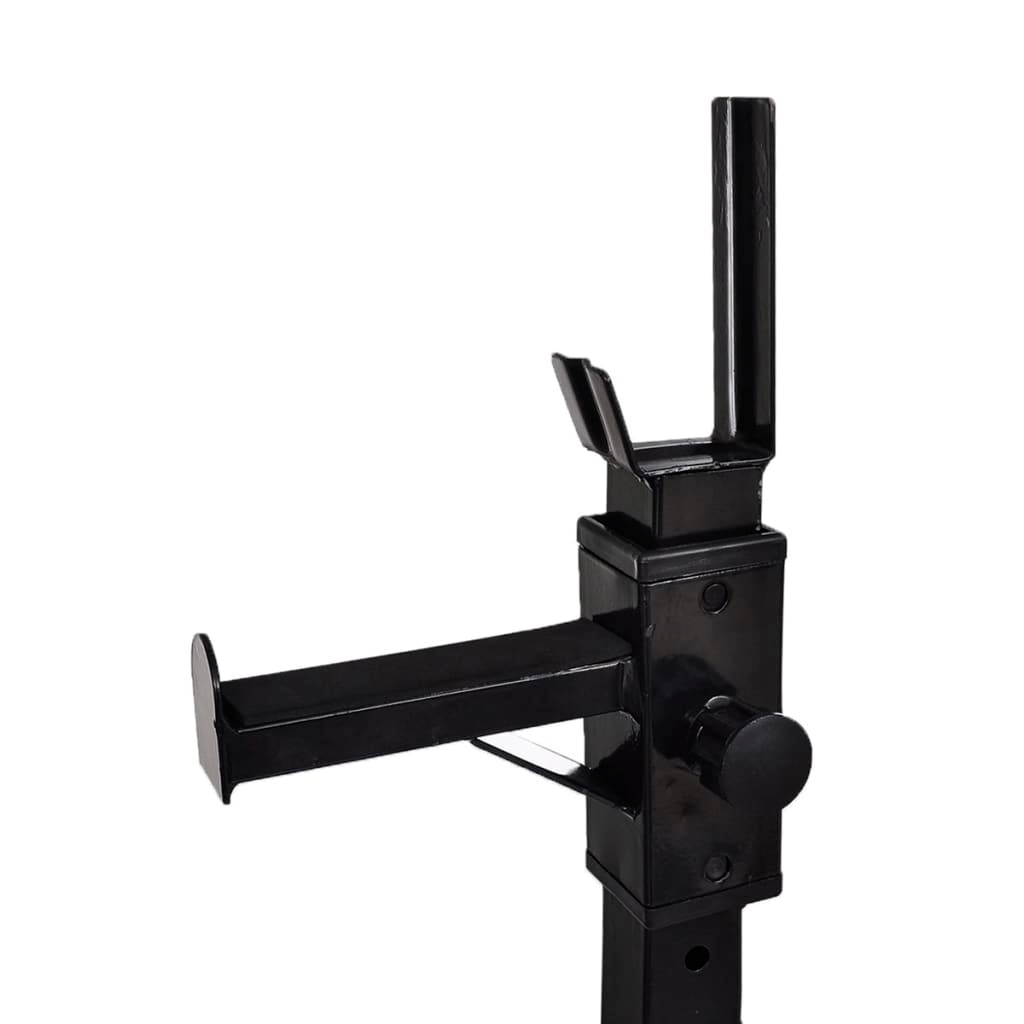 High-Quality Squat Barbell Rack Set for Home Studio - Adjustable Levels, Stable and Compact