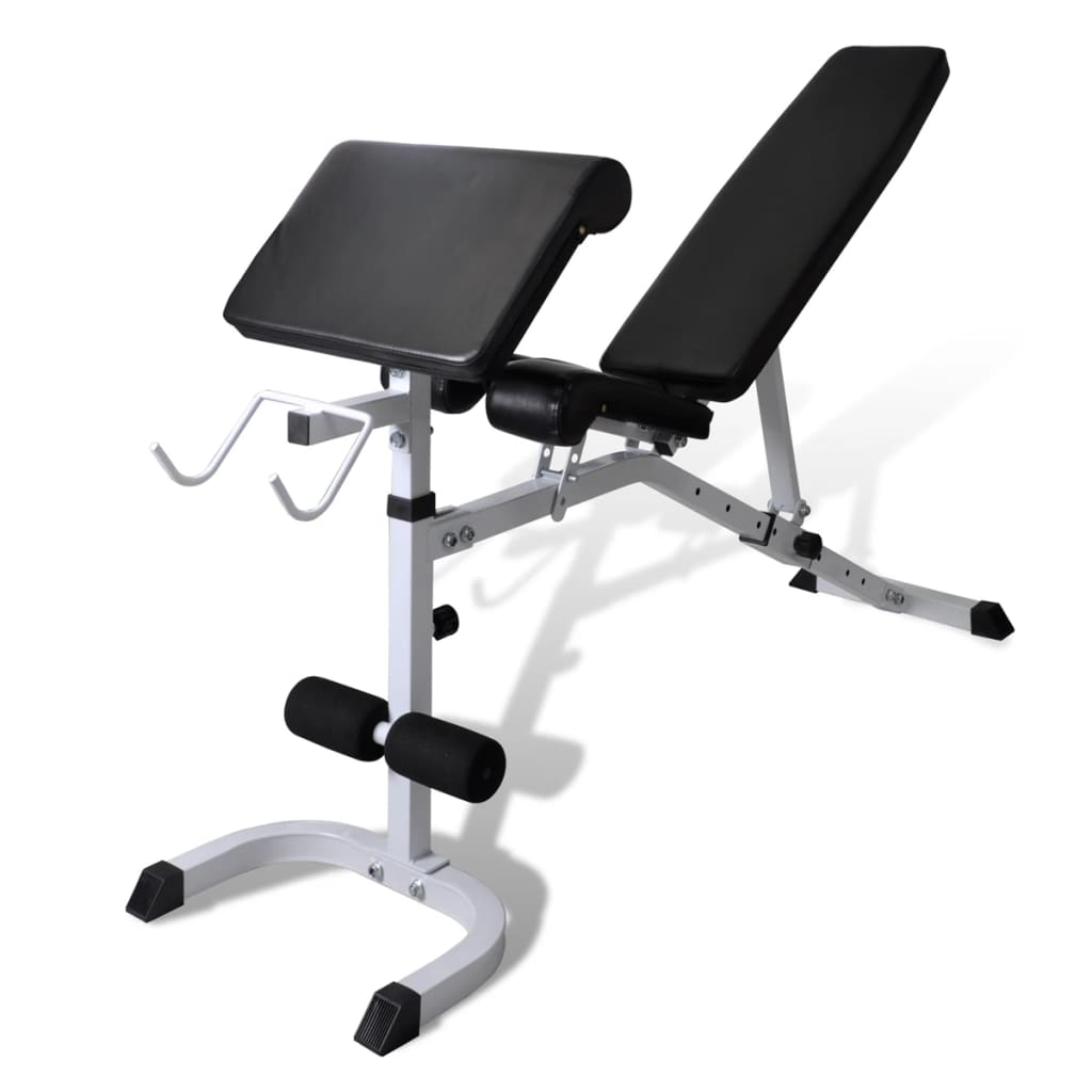 vidaXL Multi-exercise Workout Bench - Adjustable Fitness Bench for Total Body Workout