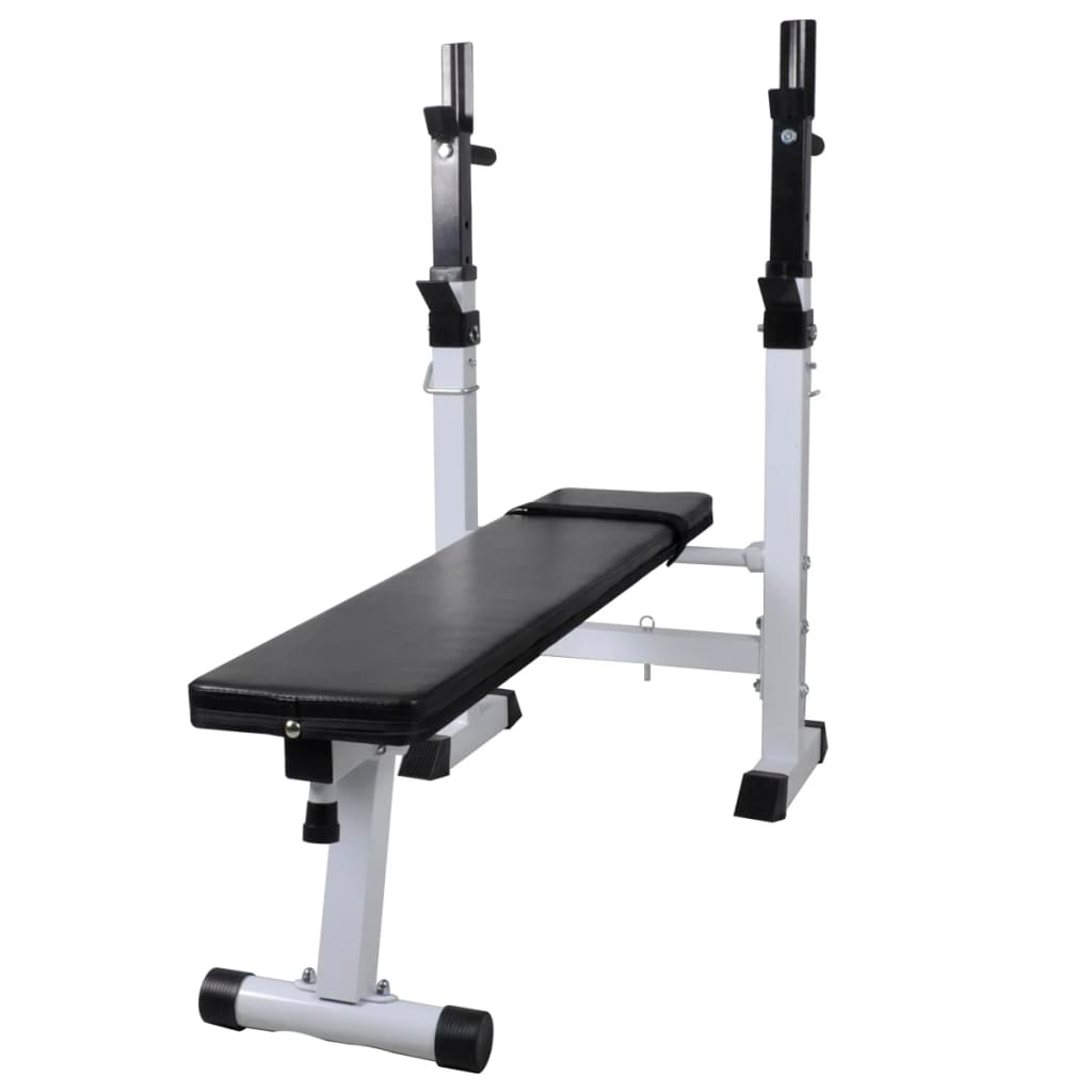 vidaXL Fitness Workout Bench - Adjustable Weight Bench for Home Gym