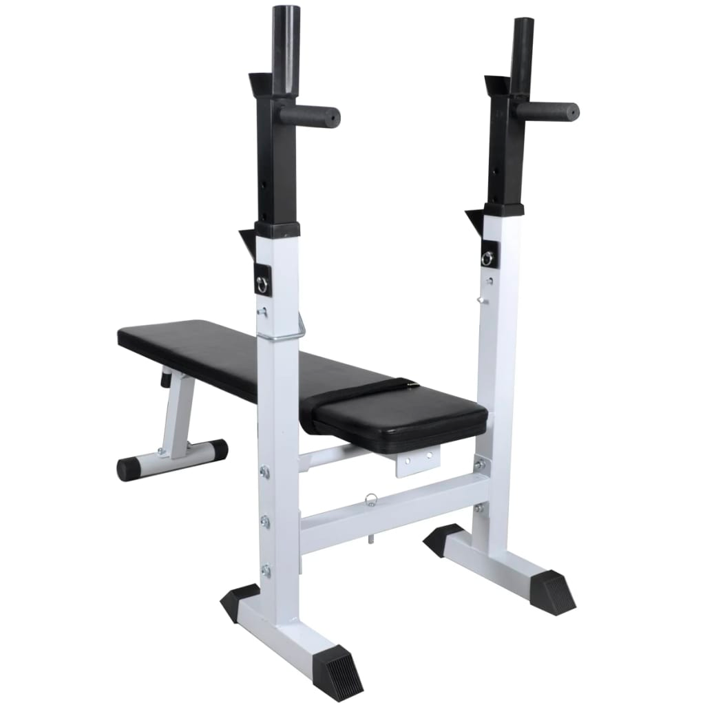 vidaXL Fitness Workout Bench - Adjustable Weight Bench for Home Gym