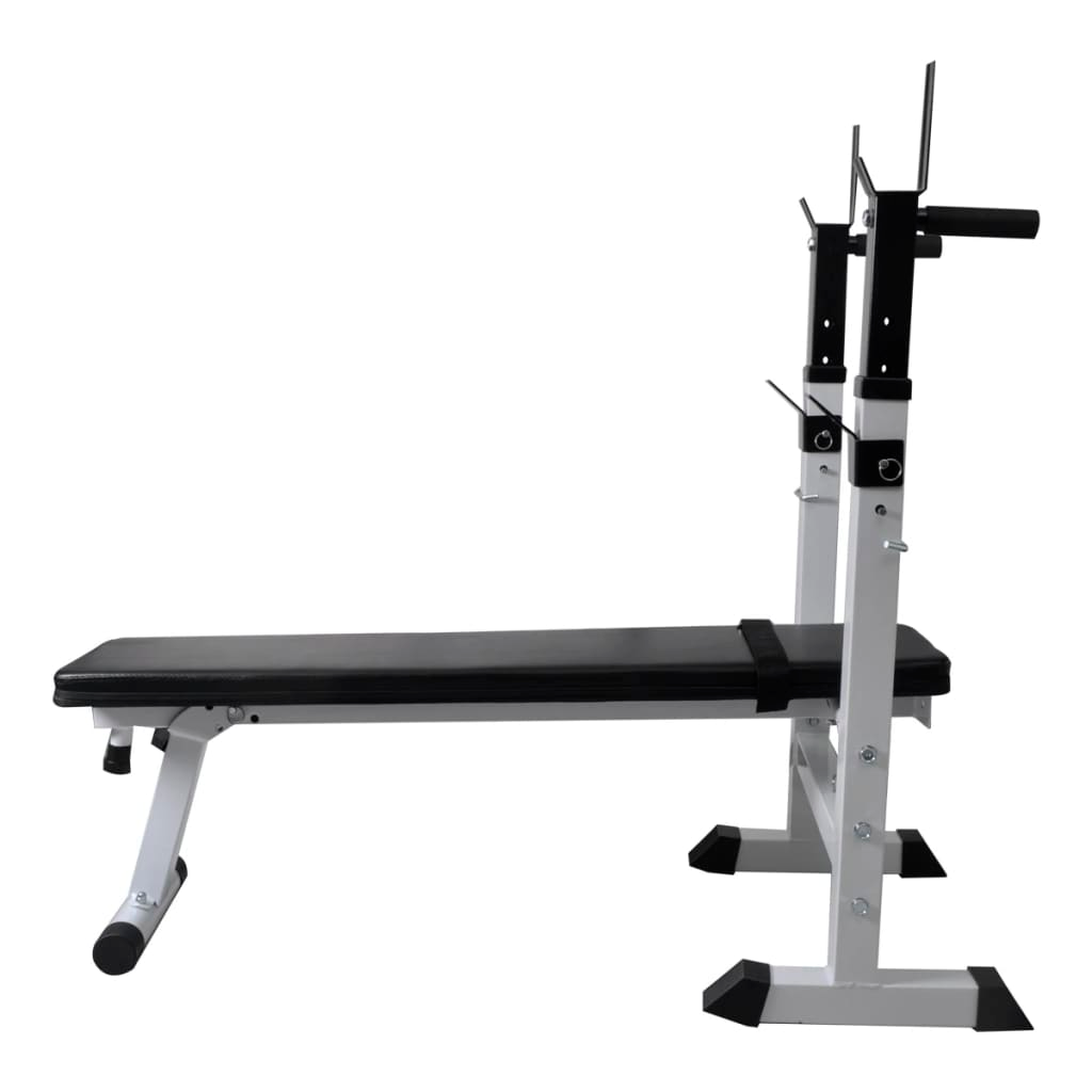 vidaXL Fitness Workout Bench - Adjustable Weight Bench for Home Gym