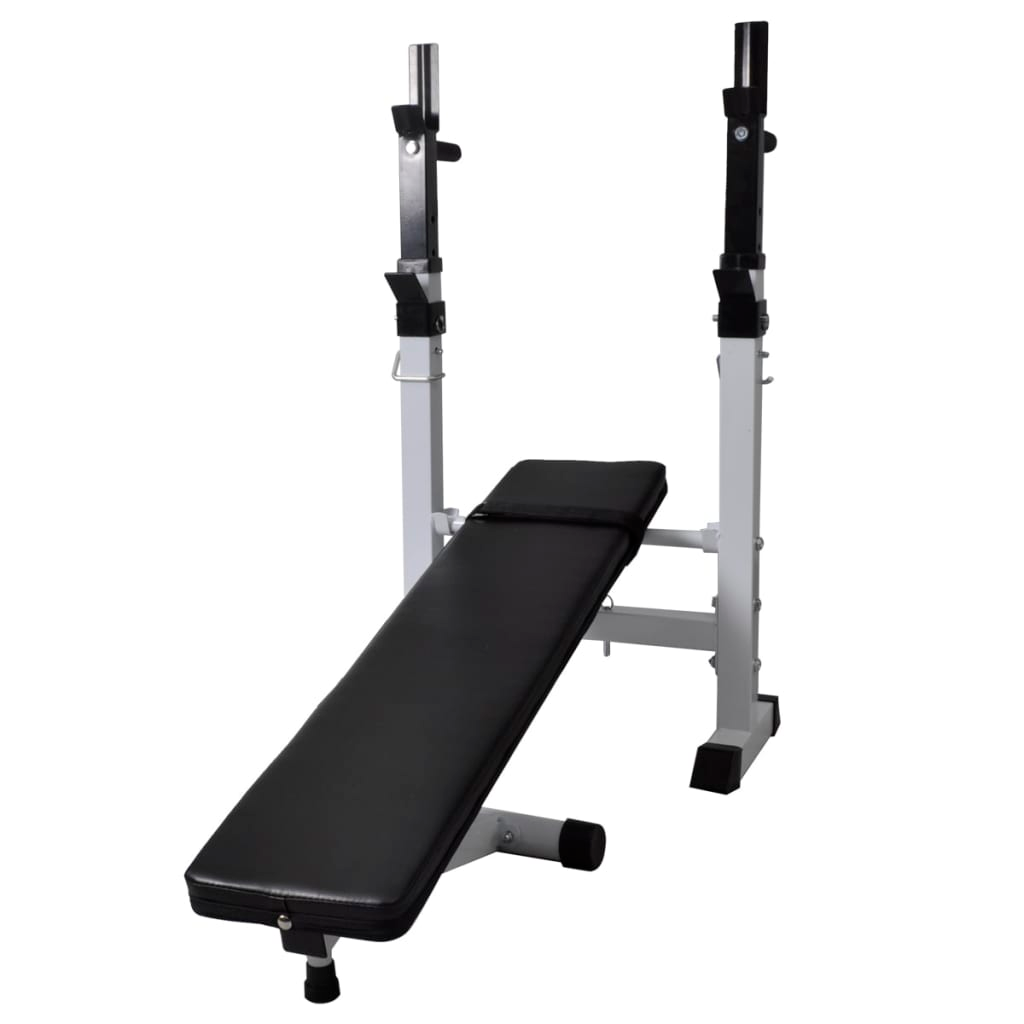 vidaXL Fitness Workout Bench - Adjustable Weight Bench for Home Gym