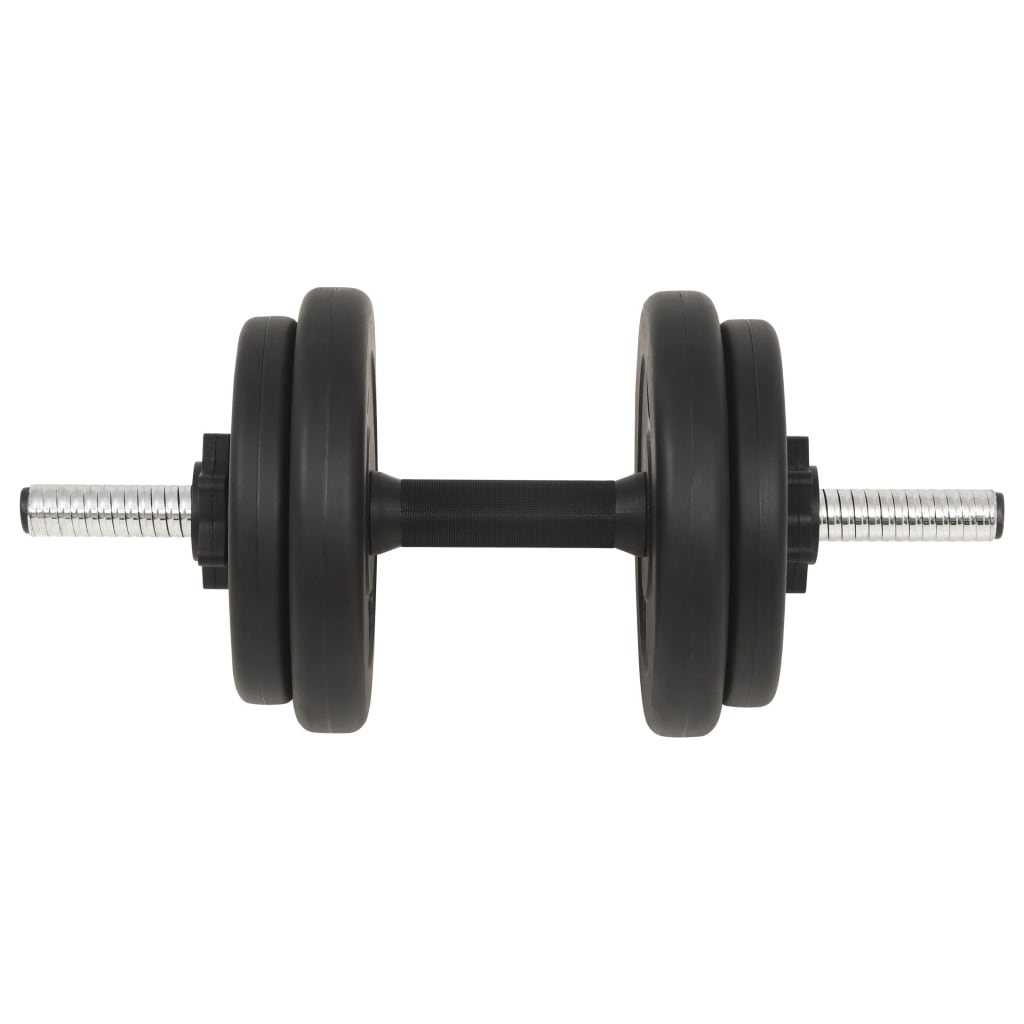 vidaXL Barbell and Dumbbell Set 66.1 lb – Versatile Strength Training Equipment