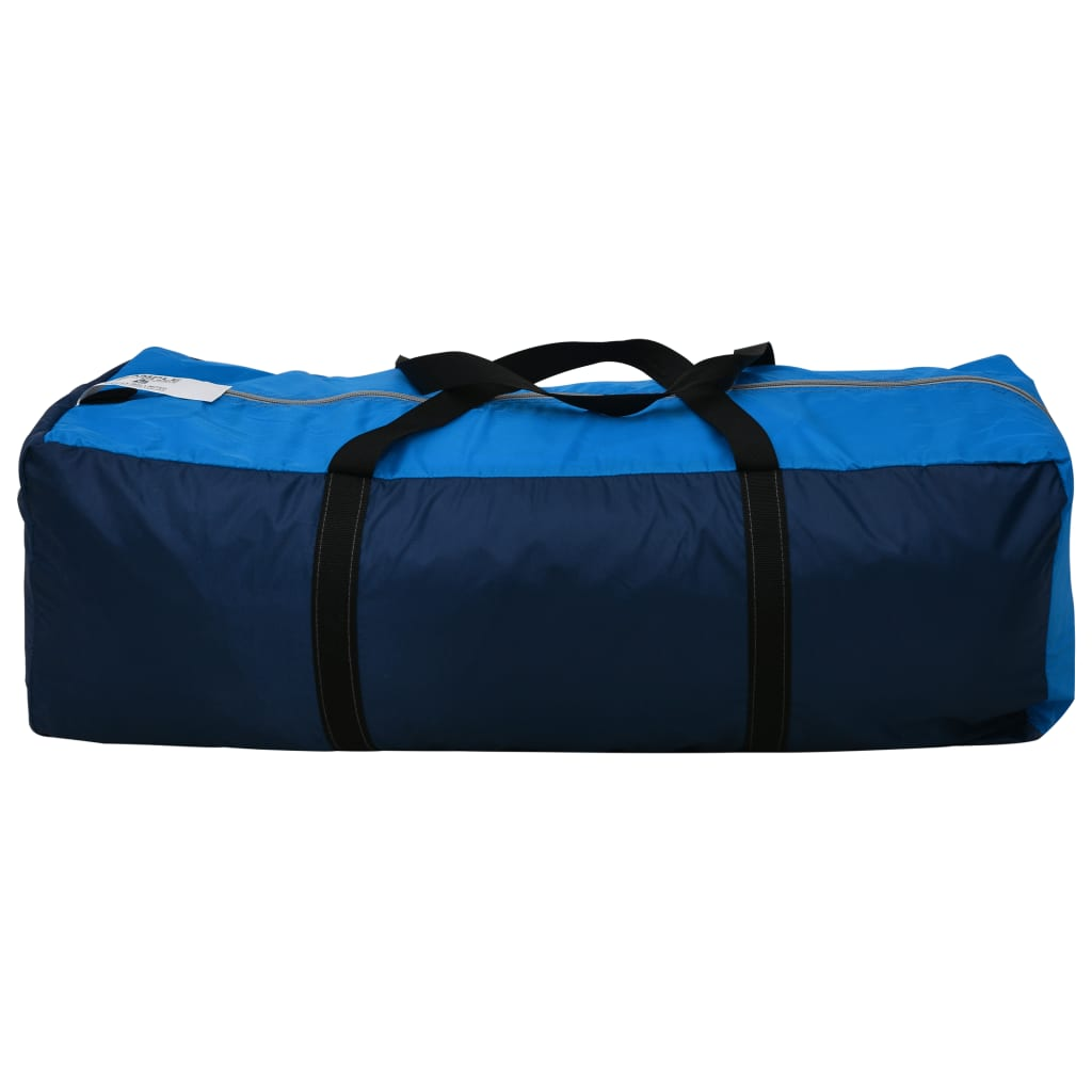 vidaXL Camping Tent Fabric 9 Persons Dark Blue and Blue - Spacious and Comfortable