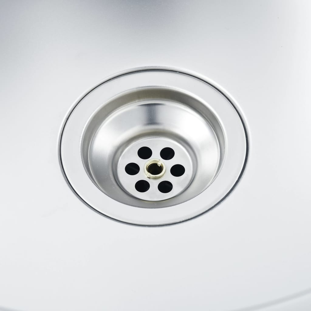 vidaXL Handmade Kitchen Sink Stainless Steel - Contemporary Design, High-Graded Stainless Steel