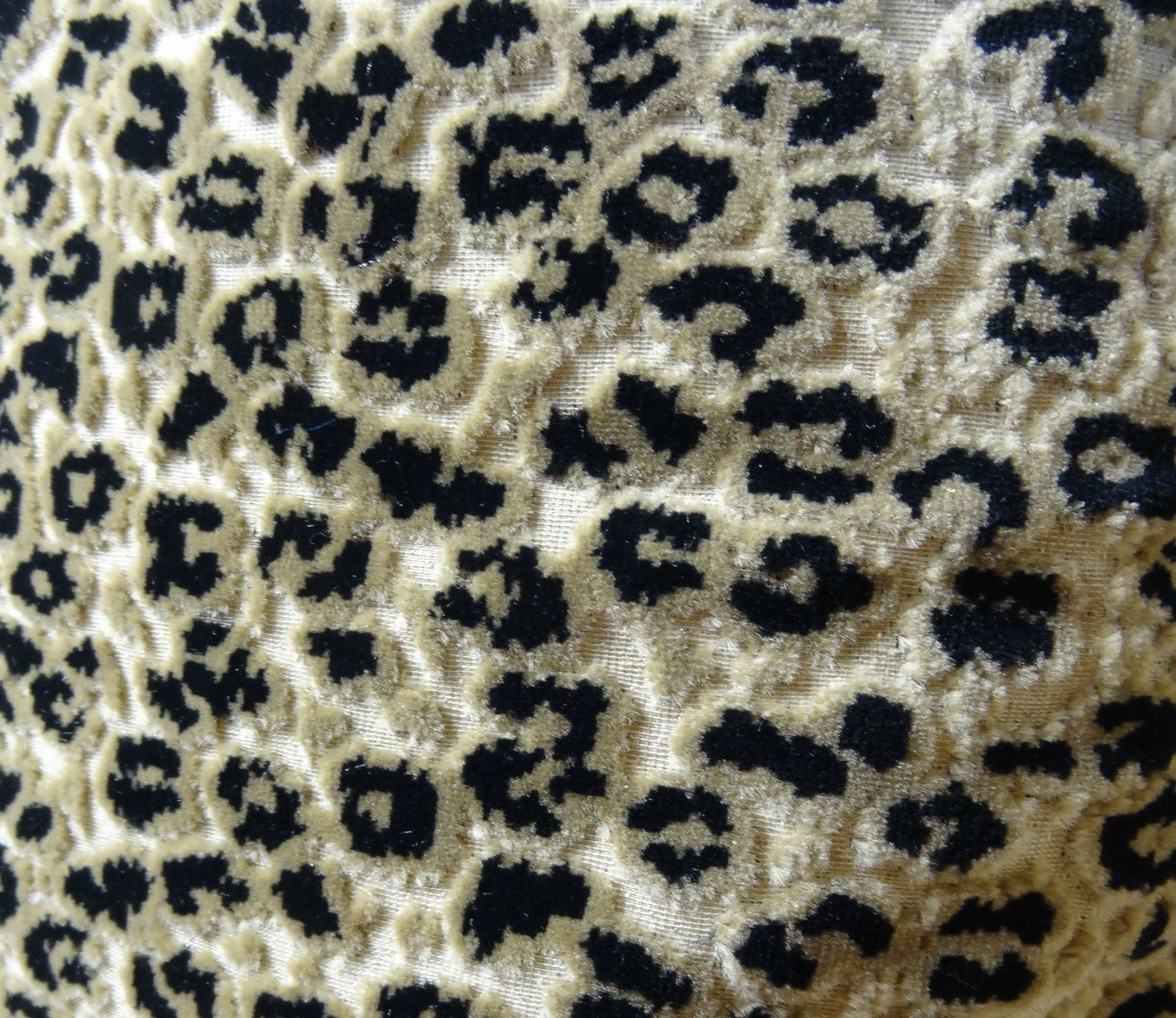 Wild Cheetah Taupe and Black Handmade Luxury Pillow - Add Texture and Comfort to Your Living Space