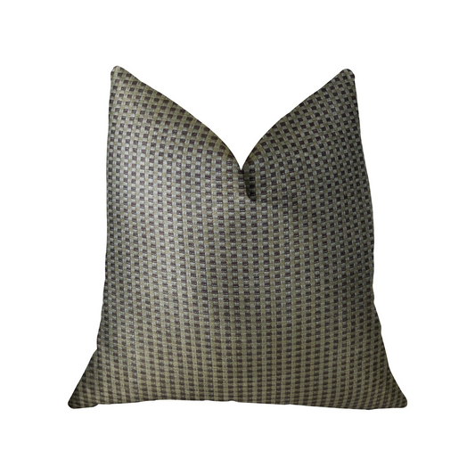 Bellevue Brown Handmade Luxury Pillow - Radiant and Elegant Accent for Your Modern Space