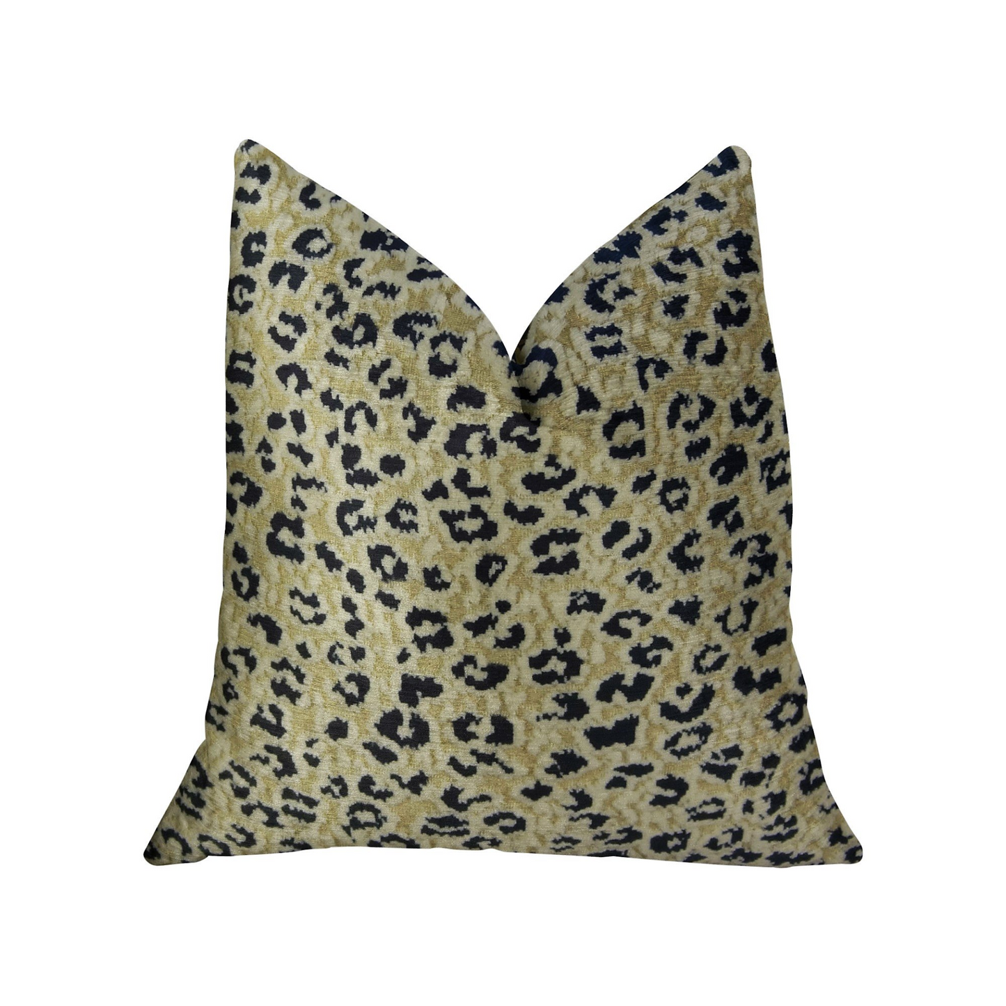 Cheetah Spots Cream and Black Handmade Luxury Pillow - Elegant Decor for Your Home