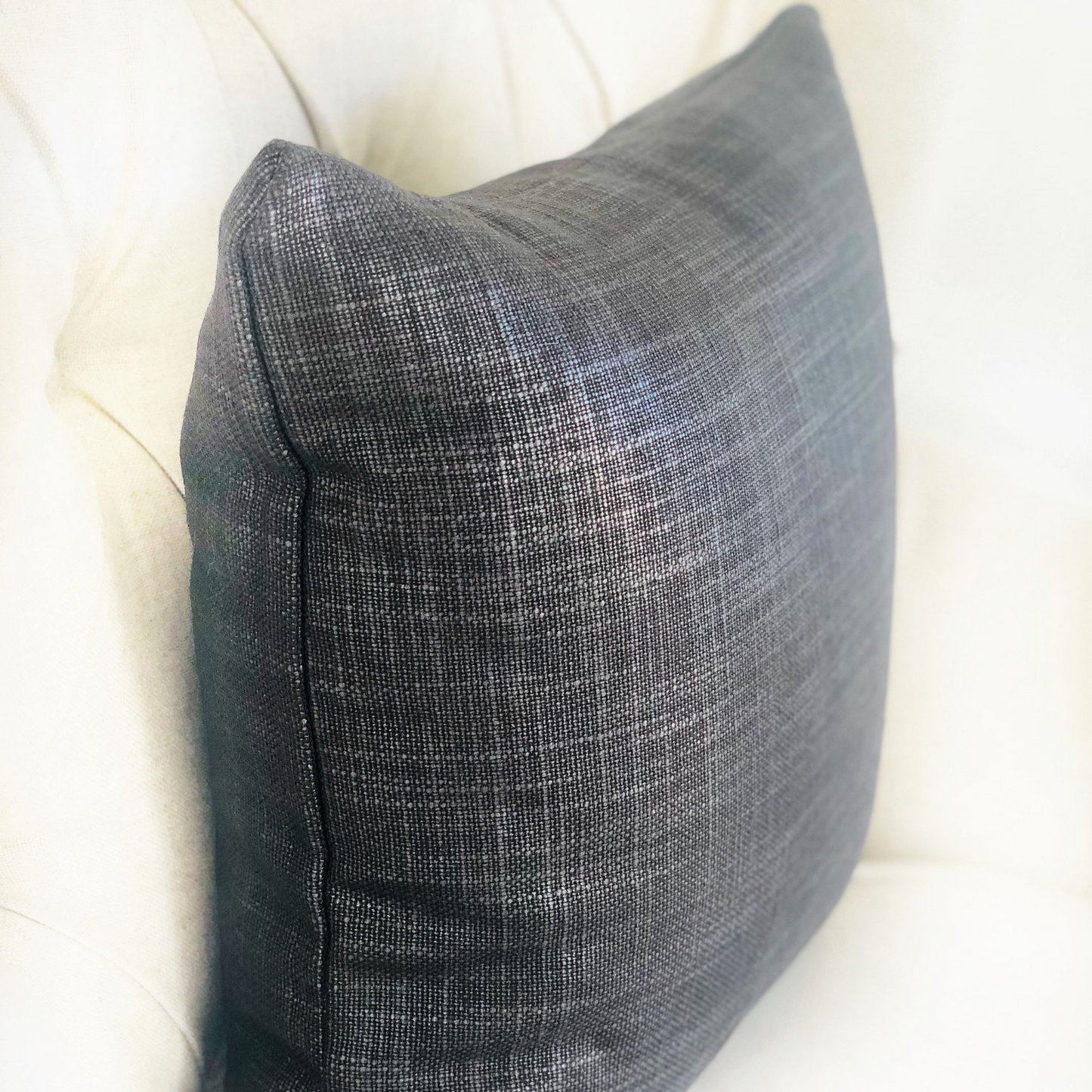 Ashland Glazed Gray Handmade Luxury Pillow - Add Color and Style to Your Space
