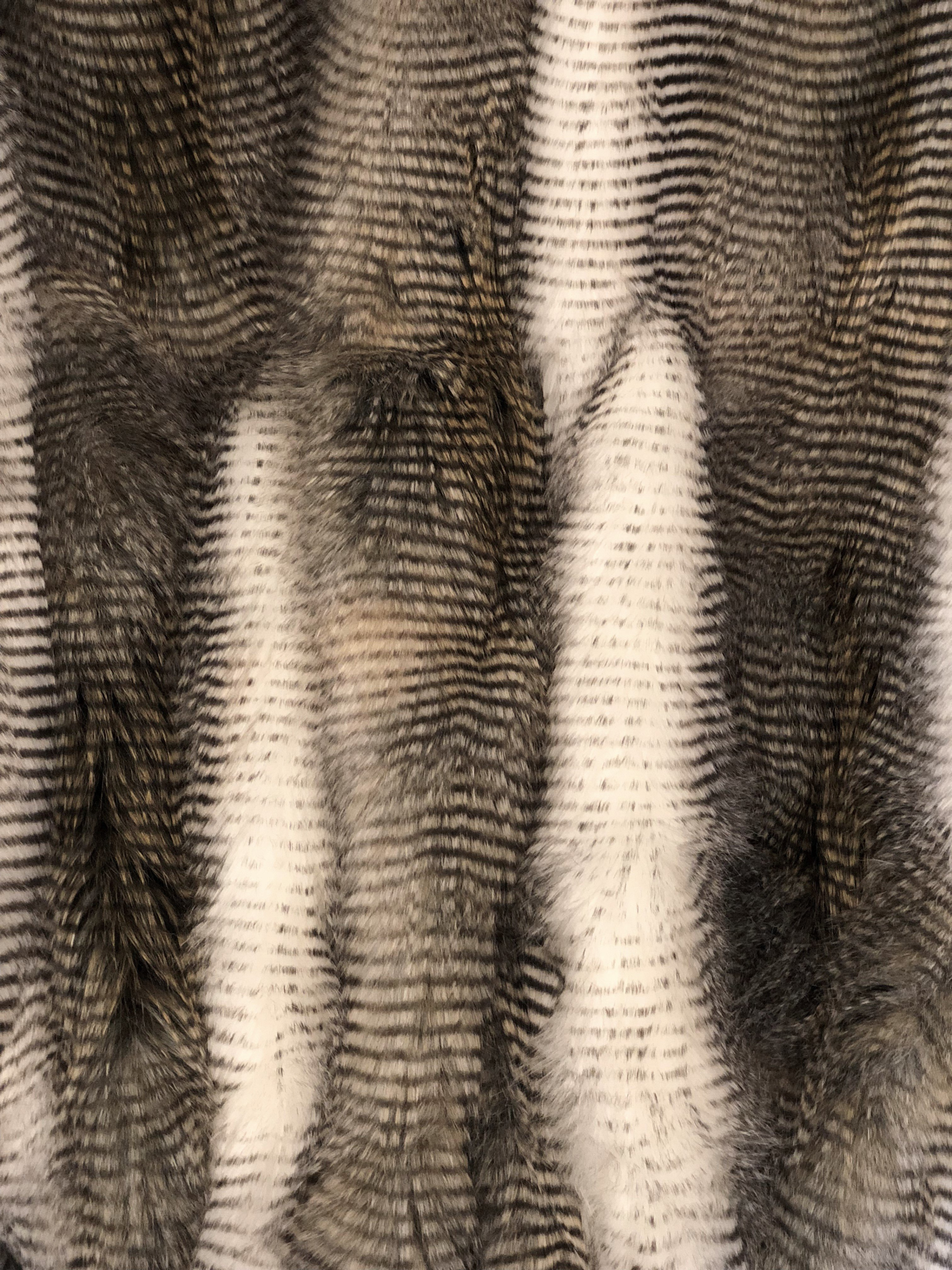 Alaskan Hawk Faux Fur Handmade Luxury Throw - Cozy Warmth and Luxurious Comfort