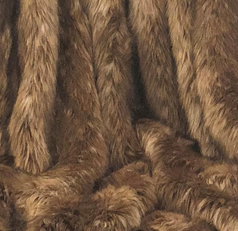 Mountain Coyote Handmade Luxury Throw | Cozy Faux Fur Blanket