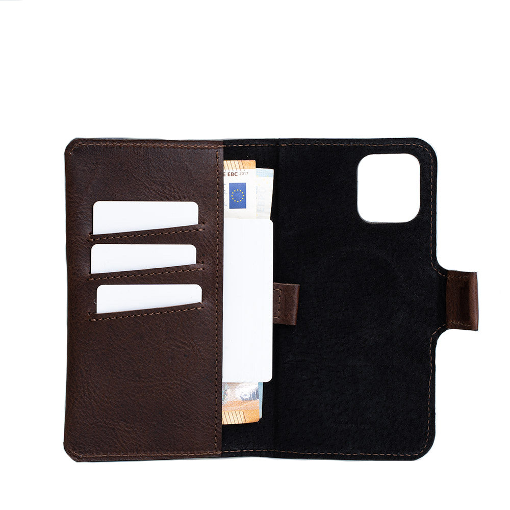 Leather iPhone Folio Wallet with Magsafe - The Minimalist 2.0