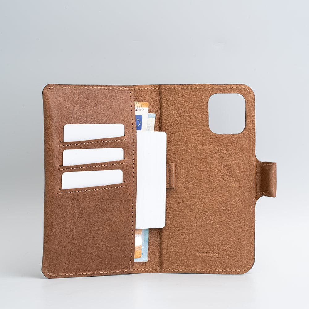 Leather iPhone Folio Wallet with Magsafe - The Minimalist 2.0