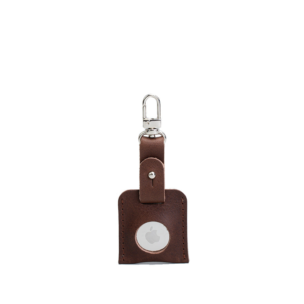 Leather AirTag Bag Charm with Carabiner - Stylish and Secure Accessory | YourStore