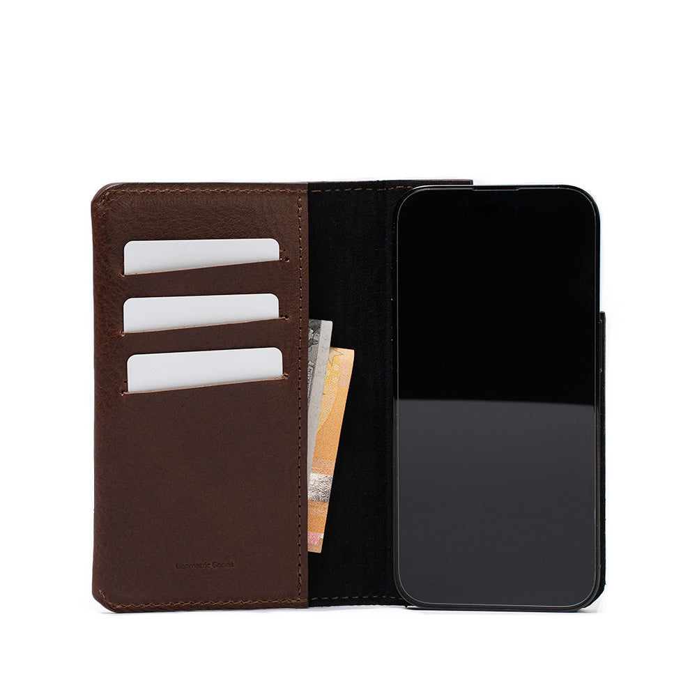 iPhone 14 series Leather Folio Case Wallet with MagSafe - The Perfect Combination of Style and Functionality