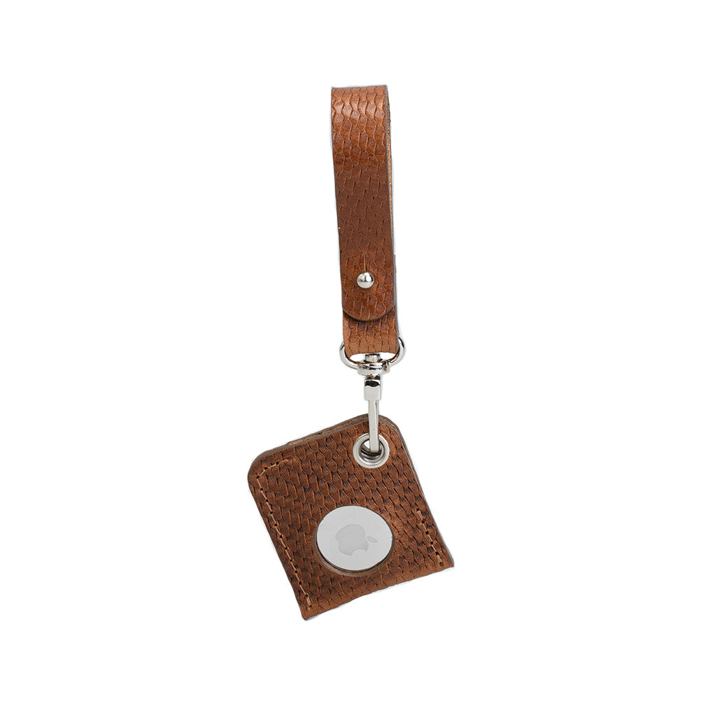 Premium Leather AirTag Bag Charm - Stylish and Functional
