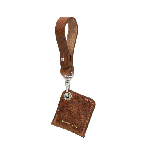 Premium Leather AirTag Bag Charm - Stylish and Functional