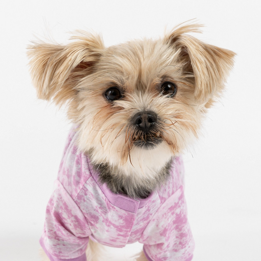 Cozy and Stylish Dog Pajama - Pink Tie Dye | Perfect for a Comfy Night's Sleep