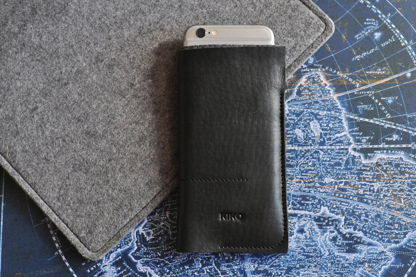 Premium American Horween Leather iPhone Wrap | Slim, Stylish, and Functional